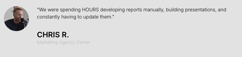 marketing agency reporting